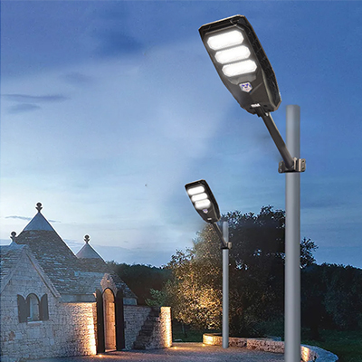 LAMPADAIRE SOLAIRE RECHARGEABLE 300W 994 LM 4V 12W 6500K 30000H IP65 AEC COM/DE 1050203945