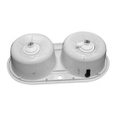 EVIER STKZ R2C  BLANC ARTICO  C /POLY 11094007