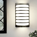 APPLIQUE LED  LX669/12W BK IP54 WARM