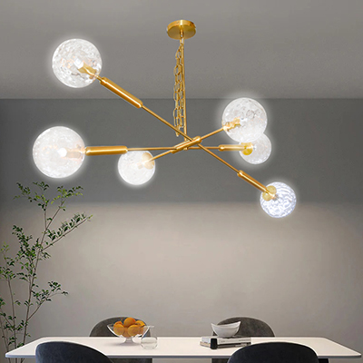 LUSTRE  SUSPENDUE  E14 220-240V 50-60HZ 6MAX25W  90x70x110cm SG15-6
