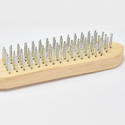 BROSSE METALLIQUE MANCHE BOIS 5RANG 290x21mm Réf:2010808112