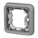 PLEXO SUPPORT - PLAQUE 1 POSTE A COMPOSER GRIS ENCASTRE 069681