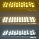 RECHANGE PLAFONNIER LED PM AC85-265V 50-60HZ (18-40)x2 3COULEURS