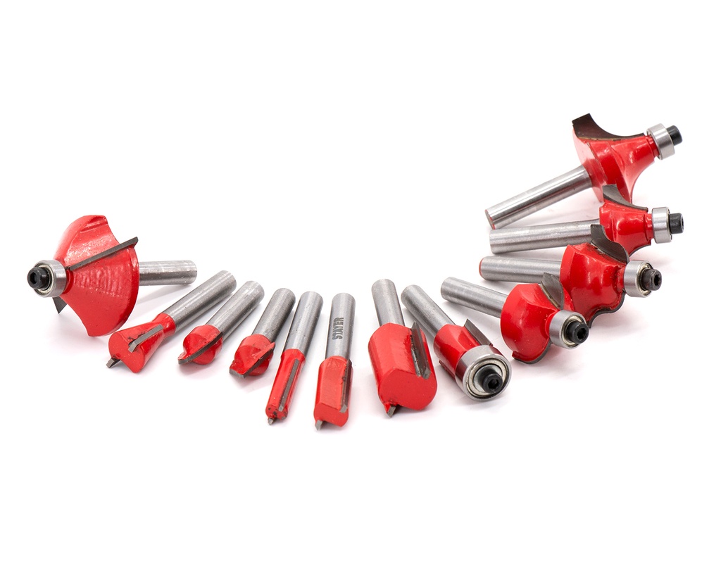 SET 12 FRAISES PARA FRESADORA 8 MM STAYER 0001.002738
