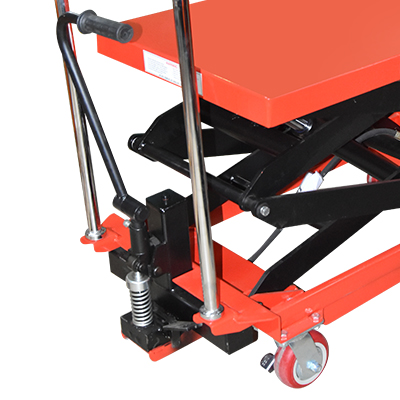 TABLE ÉLÉVATRICE HYDRAULIQUE MANUELLE CAPACITE DE LEVAGE 500kg 2020304041