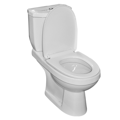 WC COMPLET WHITE VERTICAL S-TRAP  L. 700 X W. 390 X H. 750 MM,1010501010