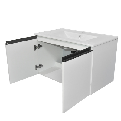 LAVABO MEUBLE Model No. JX03 + MIROIR L.80Xl48XH.50CM(2élements)   1010301090