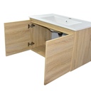 LAVABO MEUBLE Model No. JX04 + MIROIR LED L.80Xl.48XH.50CM (2élements)   1010301093