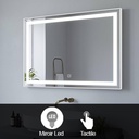 LAVABO MEUBLE Model No. JX06 + MIROIR LED L.80Xl.50XH.50CM (3élements)   1010301094
