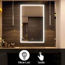 MIROIR LED l.60xH.80CM CE 5000K   1010301839