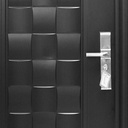 PORTE MET OUVERTURE GAUCHE INT NOIRE MAT 2050x960 mm XD-088  U986311