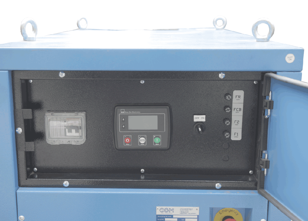 GROUPE DIESEL PERKINS CGM-14P,14KVA 230V avec ATS (ITA)