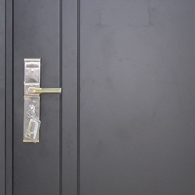 PORTE MET OUVERTURE DROITE EXT NOIRE MAT  2050x960 mm  MT010  U986312