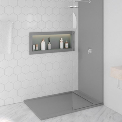 RECEVEUR DE DOUCHE  HIDEN 120X80 GREY