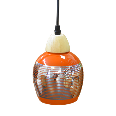 LAMPE SUSPENDU,130mm MMD24035-1 AVEC AMPOULE 4W E27 2700K 220V-265V  (RITL)