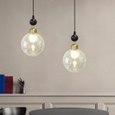 LAMPE SUSPENDU,450x150mm THD30550B-2 AVEC AMPOULE E27 4W 2800K 220V50/60Hz  (RITL)