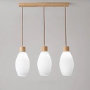 LAMPE SUSPENDU600x150x1200mm - THD30360A-3 AVEC AMPOULE 4W 220-240V E27 2700K (RITL)
