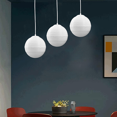 LAMPE SUSPENDUL500xD150mm - THD60001B-3 AVEC AMPOULE 4W E27 2700K 220V 50/60Hz (RITL)