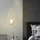 LAMPE SUSPENDUL320xW200xH570mm - MD79475-1A AVEC AMPOULE 4W 220V-240V E27 2700K  (RITL)