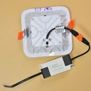 PANNEAU LUMINEUX LED CARRE WW DA03-S6W COLOR:WW 85-265 50/60Hz (RITL)