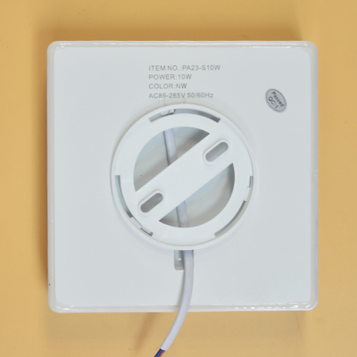 PLAFONNIER LED CARRE  PA23-S10W COLOR:WH 85-265V 50/60Hz (RITL)