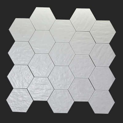 CARREAUX SOLS   20X24 HEX EC.M.CHIARA BLANCO (ECRM)