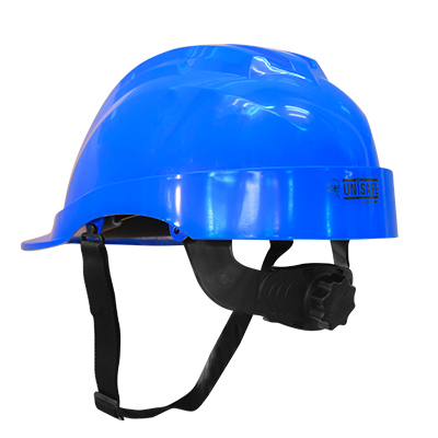 CASQUE DE CHANTIER AVEC BANDE ANTI TRANSPIRATION CERTIFIER EN BLEU (NGL)