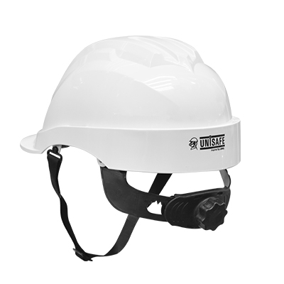 CASQUE DE CHANTIER AVEC BANDE ANTI TRANSPIRATION CERTIFIER EN BLANC (NGL)