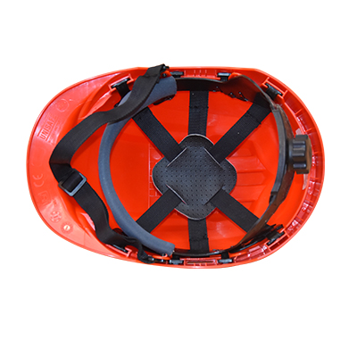 CASQUE DE CHANTIER AVEC BANDE ANTI TRANSPIRATION CERTIFIER EN ROUGE (NGL)