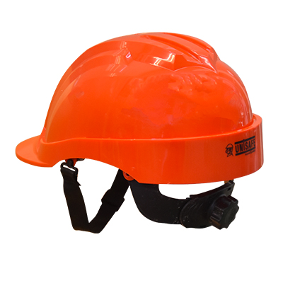 CASQUE DE CHANTIER AVEC BANDE ANTI TRANSPIRATION CERTIFIER EN ROUGE (NGL)