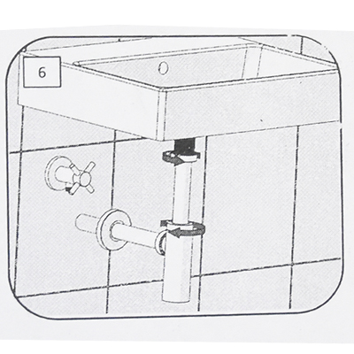 SIPHON  LAVABO RÉGLABLE MOON TYPE 200-250 NOIR MAT (EN BOITE) - IZ YAPI   24 0015
