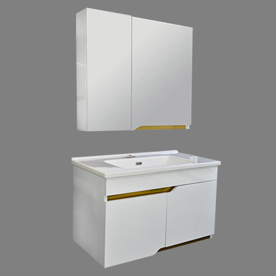 LAVABO MEUBLE +MIROIR JAPAN 85 CM  80 CM 90-1168  (CLK)TURQUIE 3 ELMTS