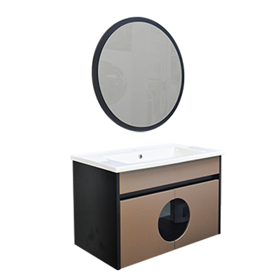 LAVABO MEUBLE +MIROIR FAMOUS  80 CM CLK-044  (CLK)TURQUIE 3 ELMTS