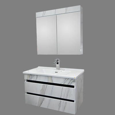 LAVABO MEUBLE +MIROIR France   80 CM 90-1180  (CLK)TURQUIE 3 ELMTS
