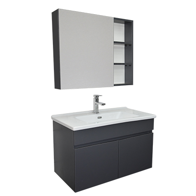 LAVABO MEUBLE +MIROIR FAMOUS  100CM 90-1202  (CLK)TURQUIE 3 ELMTS