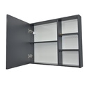 LAVABO MEUBLE +MIROIR FAMOUS  100CM 90-1202  (CLK)TURQUIE 3 ELMTS