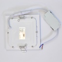 PLAFONNIER LED CARRE ENCASTRE PLAT CE 12 W   840 lm AC 85-265 V/50 Hz 6000K 1050203191
