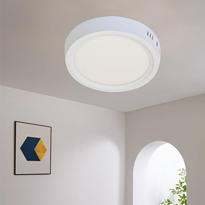 PLAFONNIER LED ROND APPARENT  12 W 85-265 V /50Hz   840 lm, 3000K  1050203375