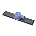 SIPHON SOL RECTANGLE  SS304 L. 50 x W. 10 x H. 6 cm, outlet Ø50 mm. Dark grey  color, 
 1010108014