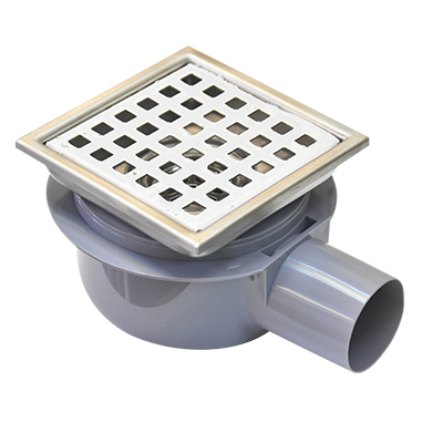 SIPHON SOL CARRE SS304  L. 11 x W. 11 cm, 
 1010108018
