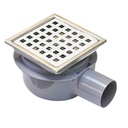 SIPHON SOL CARRE SS304  L. 11 x W. 11 cm, 
 1010108018