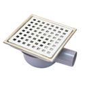 SIPHON SOL CARRE SS304 L. 15 x W. 15 cm, 
 1010108019