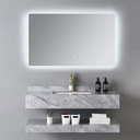 LAVABO + MIROIR ,800x500x150mm AY01-80(6003)  (RITL) (3elmts)