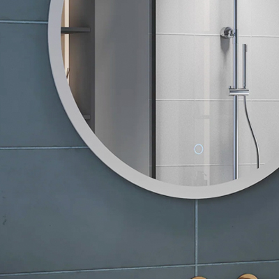 MIROIR  SALLE DE BAIN LED SANS CADRE, ANTI-BUÉE Ø 80 cm ROND IP20 4000 K AC 110-240 V/DC 12 V 1010909002
