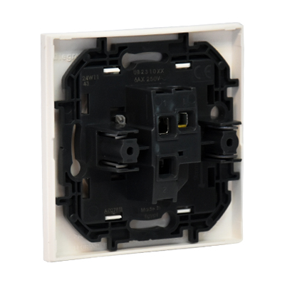 POUSSOIR ENC 1P 2MOD 6AX250V 10A MAT URBANO LEGRAND UB2310WH
