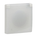 PLAQUE A VOLET ENC 1P 2MOD SATINE URBANO LEGRAND IP44 UB1600WH