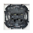 INTERRUPTEUR DOUBLE VA ET VIENT ENC 1P 2MOD 10AX  250V MAT URBANO LEGRAND UB2220WH