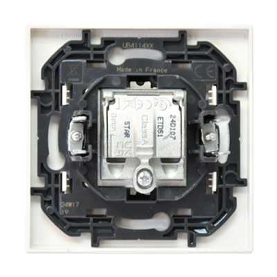 PRISE TV-RADIO/SAT ENC 1P 2MOD WHITE URBANO LEGRAND UB4114WH
