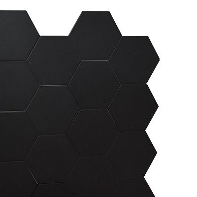 CARREAUX SOLS 20X24 Hex EC.VERSALLES BLACK (ECRM)