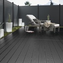 LAME DE TERRASSE NOIR CE ODF-2850x140x25mm CE light grey color 2081102031